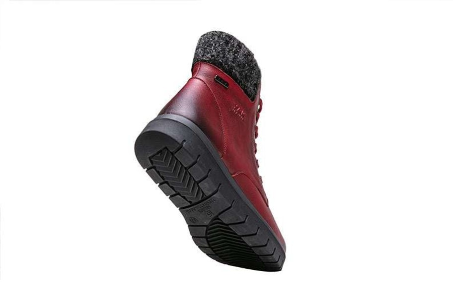 Footwear G Comfort Waterproof Shoes & Boots | G Comfort - Red Leather Waterproof Walking Boot