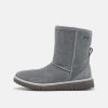 Footwear Superfit | Superfit - Grey Waterproof Suede Ugg Boot