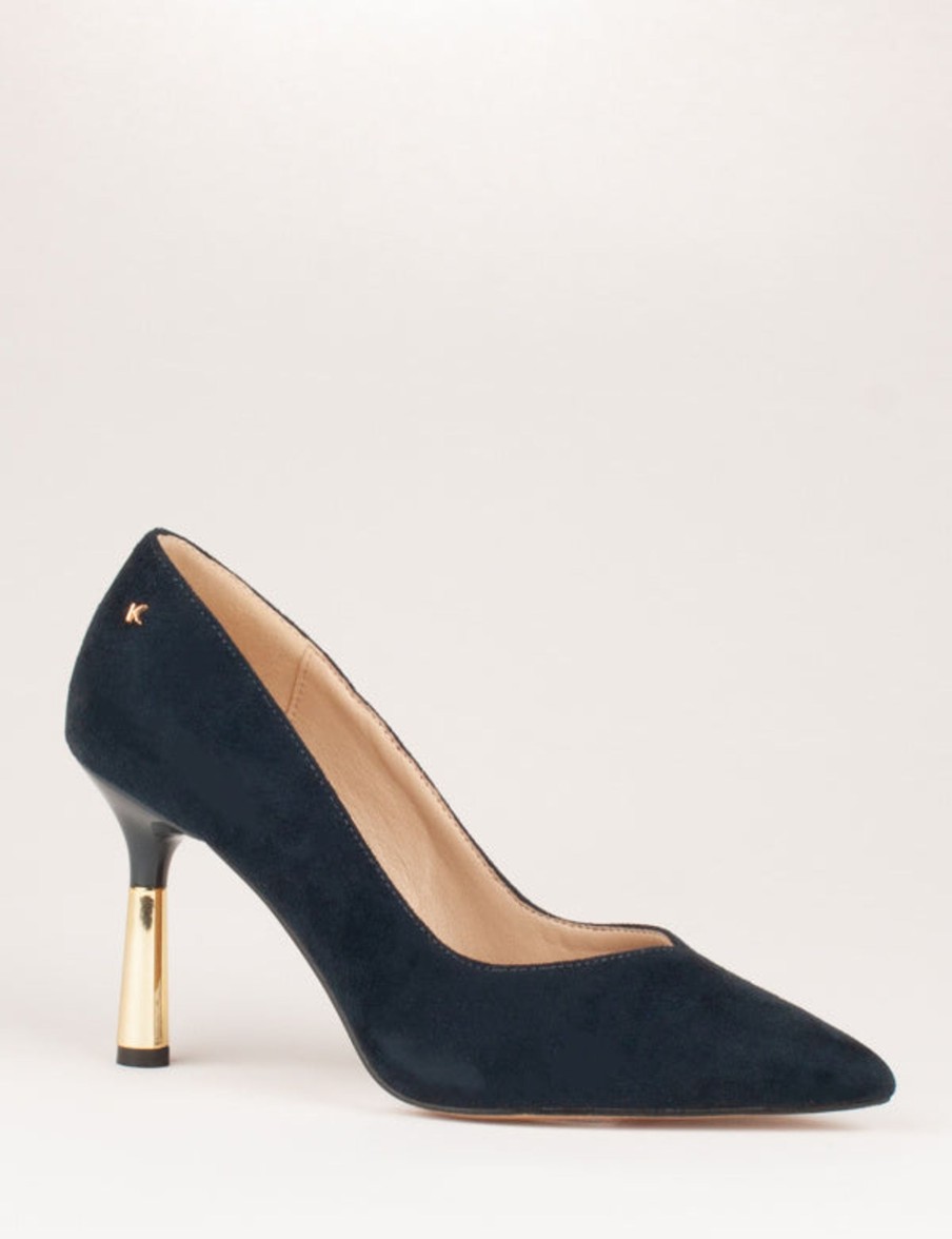 Footwear Kate Appleby | Kate Appleby - Driffield Black Suede Court Shoe