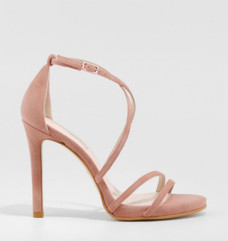 Footwear Lodi | Lodi - Yuriko Nude Suede Sandal