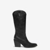 Footwear NeroGiardini Knee High Boots | Nerogiardini - I013274D Black Cowboy Boot