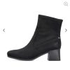 Footwear Rieker Ankle Boots | Rieker - 70971 Black Suede Ankle Boot