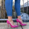 Footwear Rachel's | Rachels - Pink Court Shoe With Diamonte