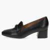 Footwear Caprice | Caprice - 24301 Black Loafer Medium Heel