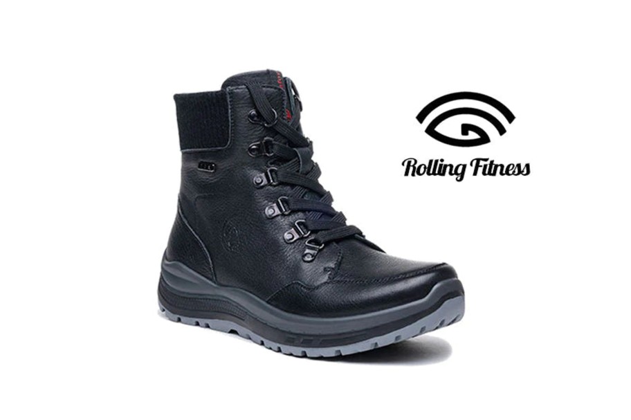 Footwear G Comfort | G Comfort - 5584 Black Waterproof Ankle Boot