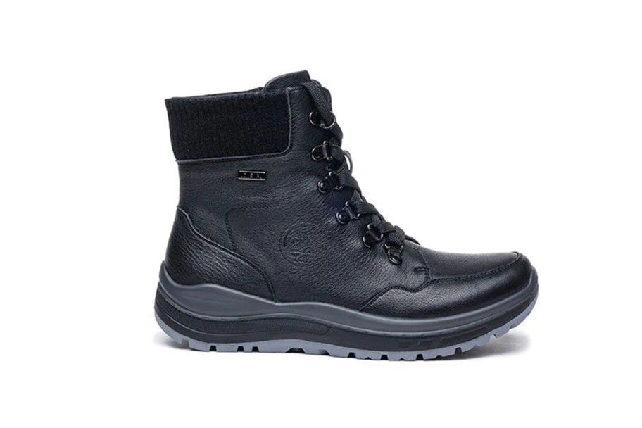 Footwear G Comfort | G Comfort - 5584 Black Waterproof Ankle Boot