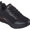 Footwear Skechers | Skechers - 155567 Black And Rose Gold Arch Fit