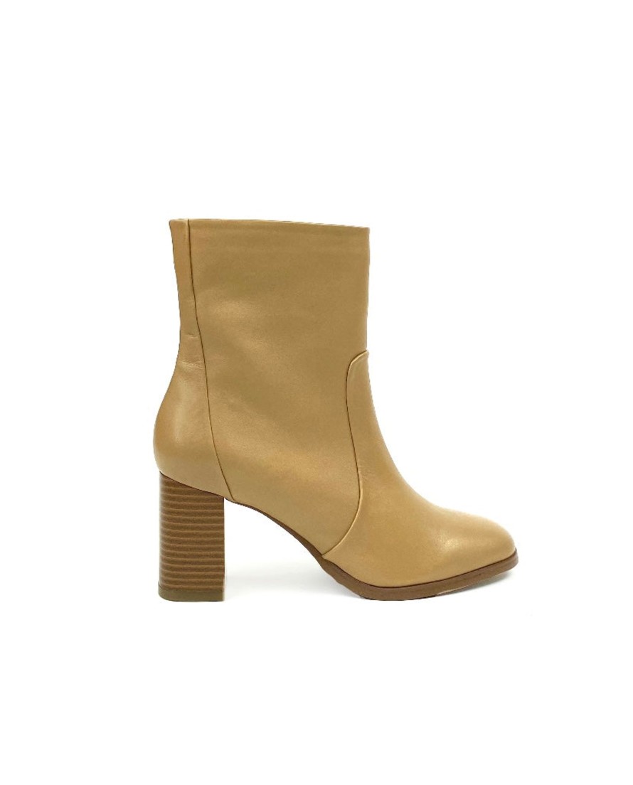 Footwear Regarde Le Ciel Ankle Boots | Regarde Le Ciel - Melissa Tan Leather Ankle Boot