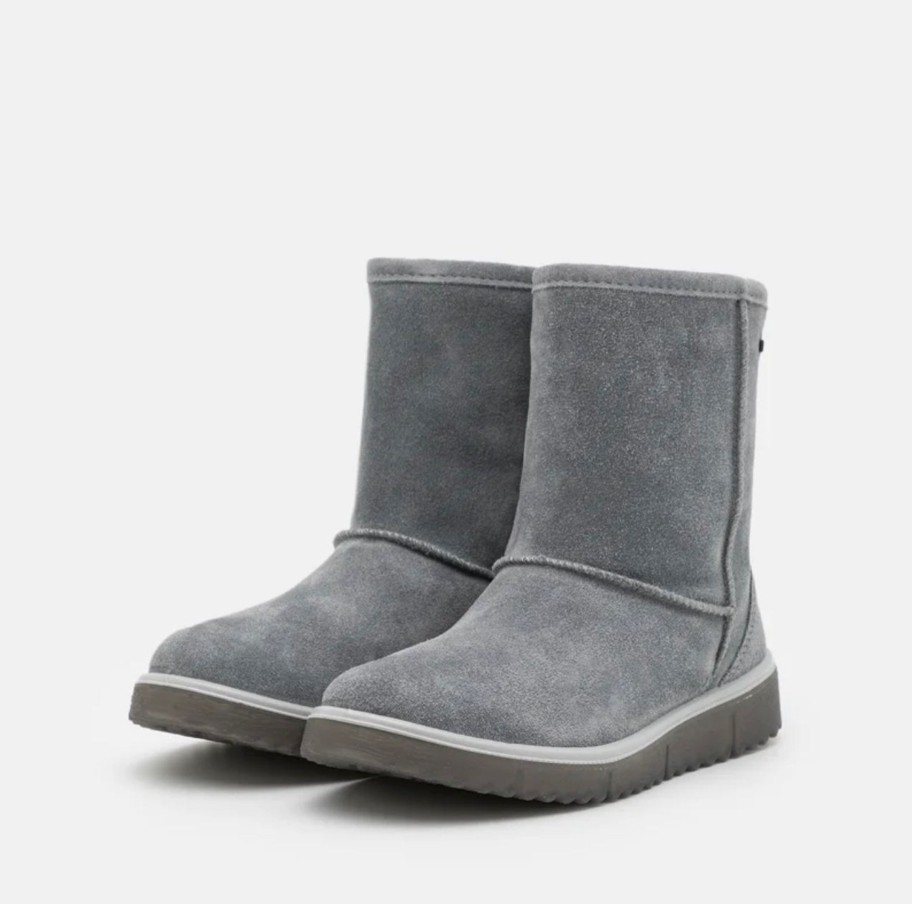 Footwear Superfit Waterproof Shoes & Boots | Superfit - Grey Waterproof Suede Ugg Boot