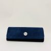 Footwear Rachel's | Rachel'S - Navy Suede Clutch Bag