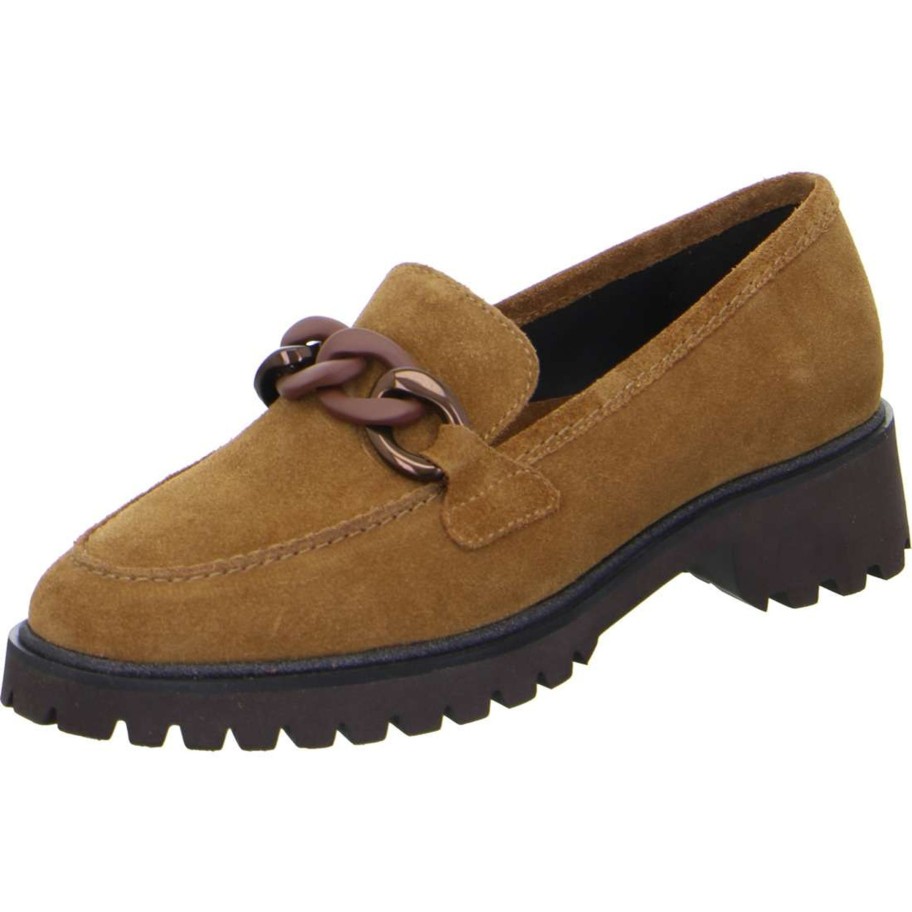 Footwear Ara | Ara - 31209 Tan Suede Chunky Loafer