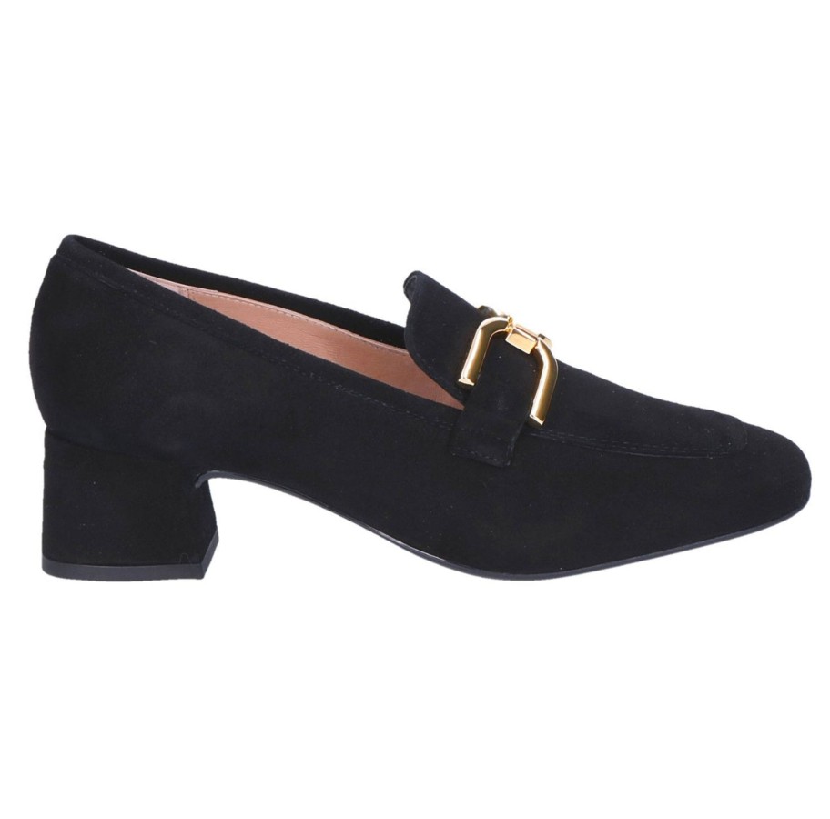 Footwear Unisa | Unisa - Losie Black Suede Loafer