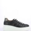 Footwear Wonders | Wonders - A-2632 Black And White Leather Trainer