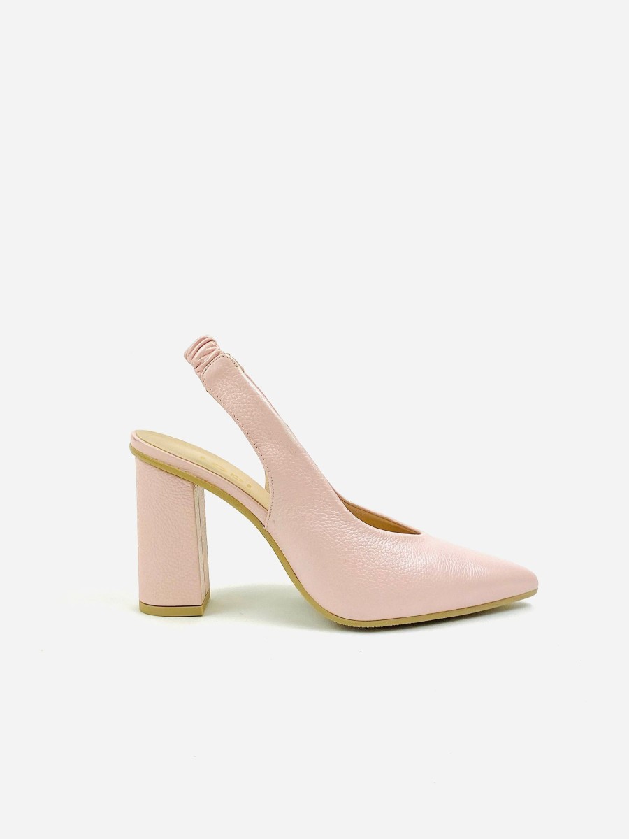 Footwear Lodi | Lodi - Senic Baby Pink Block Slingback