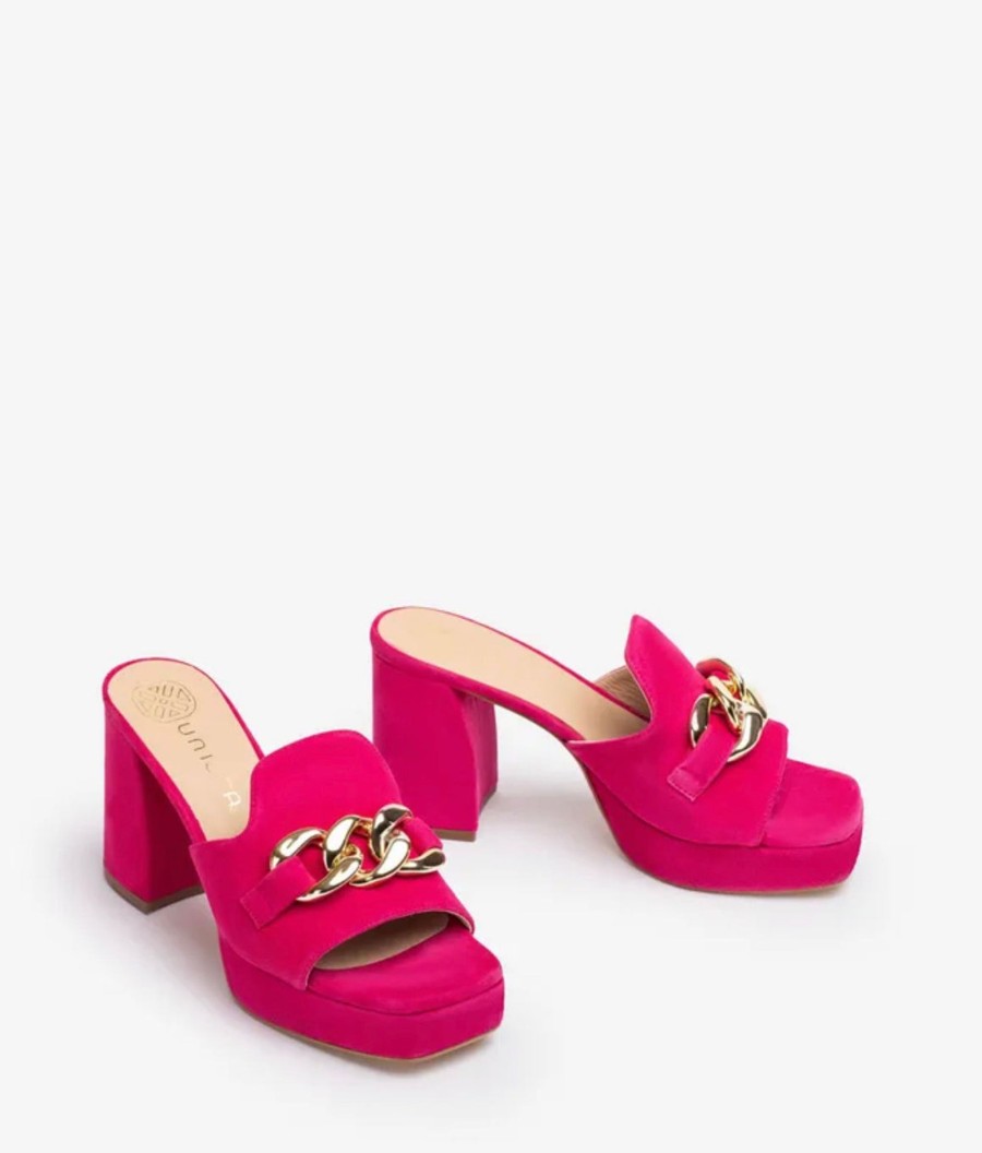 Footwear Unisa | Unisa - Oberon Pink Platform Mule