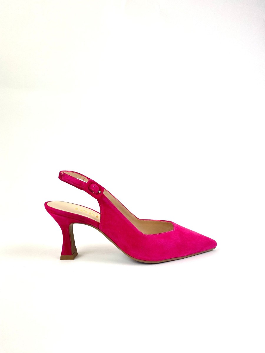 Footwear Lodi | Lodi - Juco Cerise Pink Kitten Heel