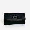 Bags Le Babe | Le Babe - Bomilly Black Diamonte Clutch