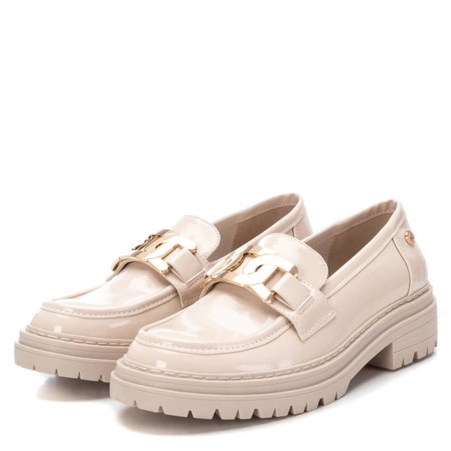 Footwear XTI | Xti - 141727 Nude Patent Loafer