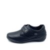 Footwear G Comfort | G Comfort - 799-4 Black Leather Waterproof Velcro Shoe