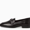 Footwear Tamaris | Tamaris - 24213 Tamaris Black Silver Chain Loafer