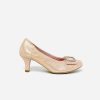 Footwear Le Babe | Le Babe - 3037 Dusky Pink Diamonte Kitten Heel