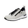 Footwear Ara | Ara - Cream Goretex Trainer With A Zip