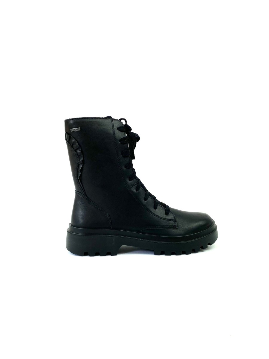 Footwear Superfit Waterproof Shoes & Boots | Superfit - 1-000608 Black Leather Goretex Boot