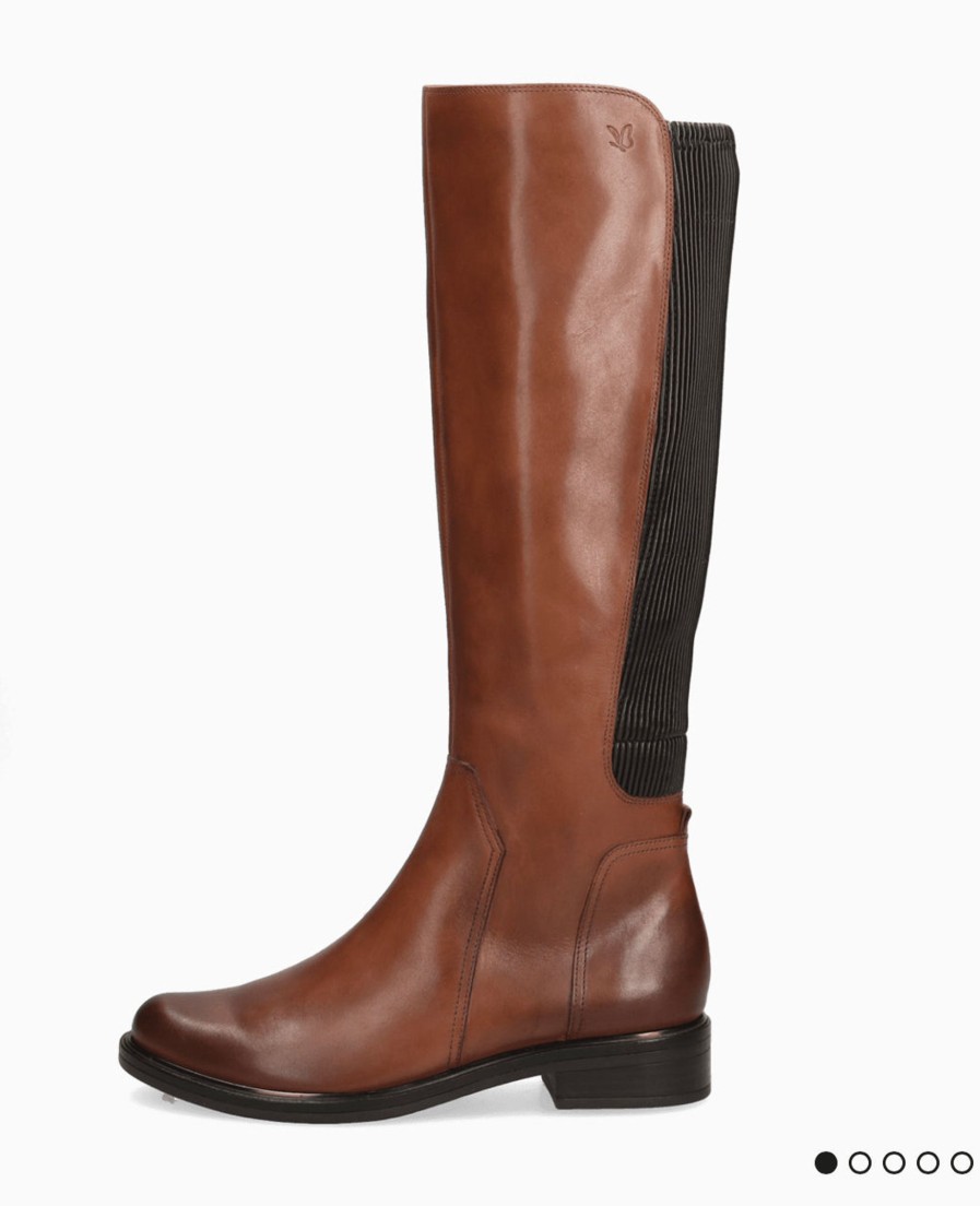 Footwear Caprice | Caprice - 25513 Congac Knee High Boot