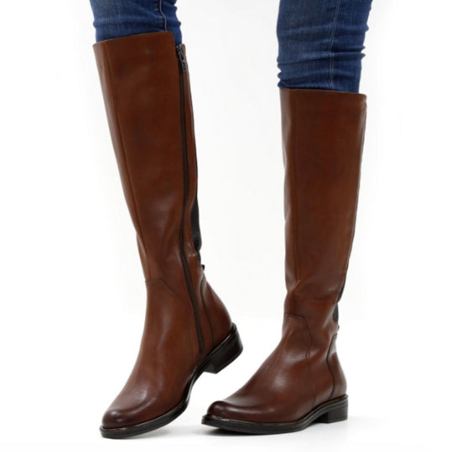 Footwear Caprice | Caprice - 25513 Congac Knee High Boot