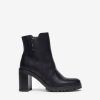 Footwear NeroGiardini Ankle Boots | Nerogiardini - I308981D Black Block Heel Ankle Boot