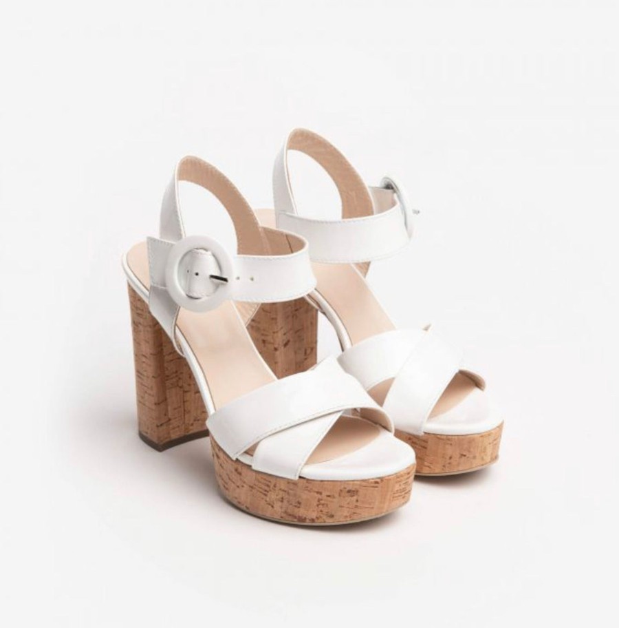 Footwear NeroGiardini | Nerogiardini - White Platform Sandal