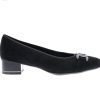 Footwear Ara | Ara - 11806 Black Suede Court Shoe