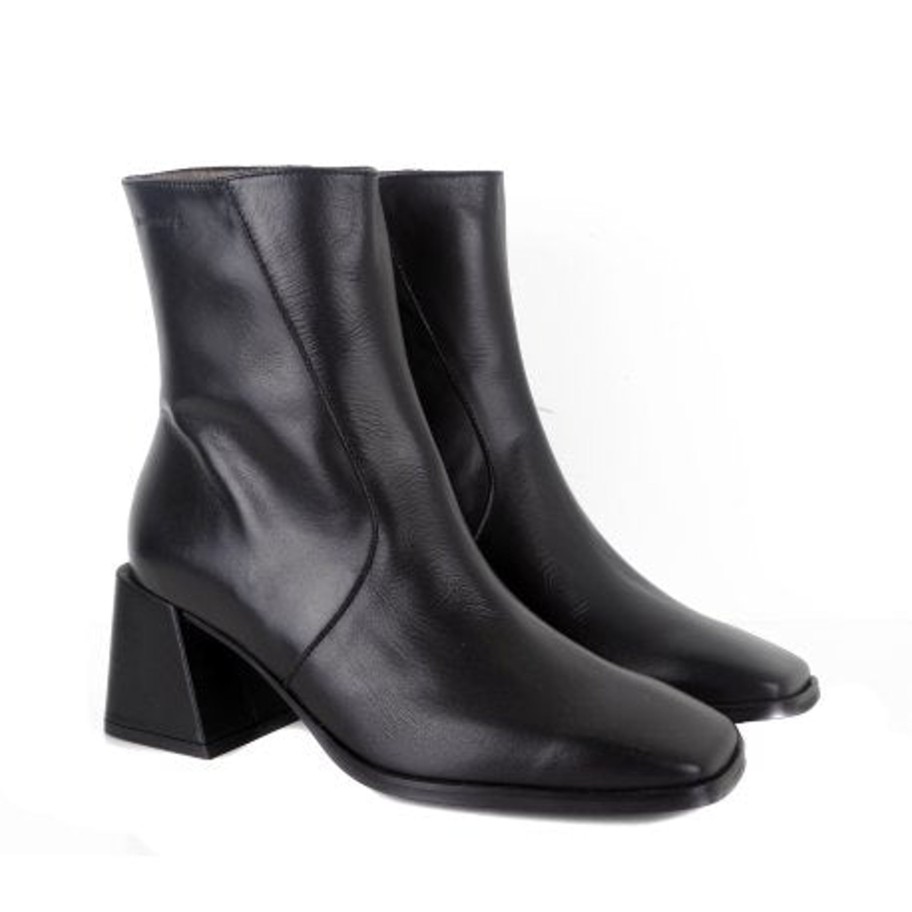 Footwear Wonders Ankle Boots | Wonders - H-4352 Black Ankle Boot