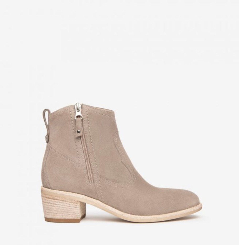 Footwear NeroGiardini Ankle Boots | Nerogiardini - Grey Suede Ankle Boot