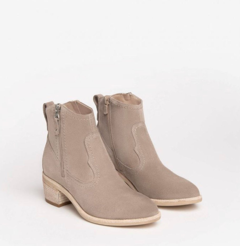 Footwear NeroGiardini Ankle Boots | Nerogiardini - Grey Suede Ankle Boot