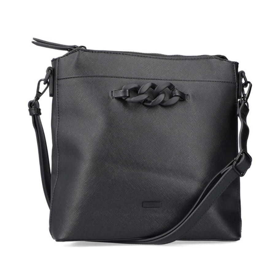 Bags Rieker | Rieker - H1522-00 Black Chain Cross Body Bag