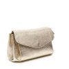 Bags Elie Beaumont | Elie Beaumont - Ebb5009 Gold Envelope Leather Crossbody Handbag