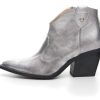 Footwear NeroGiardini Ankle Boots | Nerogiardini - I409790D Pewter Cowboy Boot