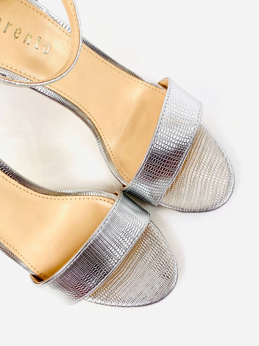 Footwear Sorento | Sorento - Screbee Silver Sandal