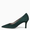 Footwear Tamaris | Tamaris - 22434 Forest Green Court With A Kitten Heel