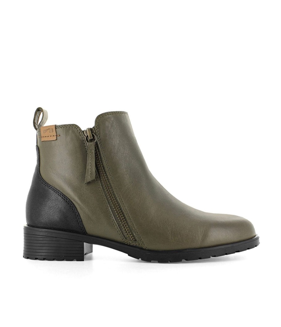 Footwear Strive | Strive - Sandringham Olive Chelsea Boot