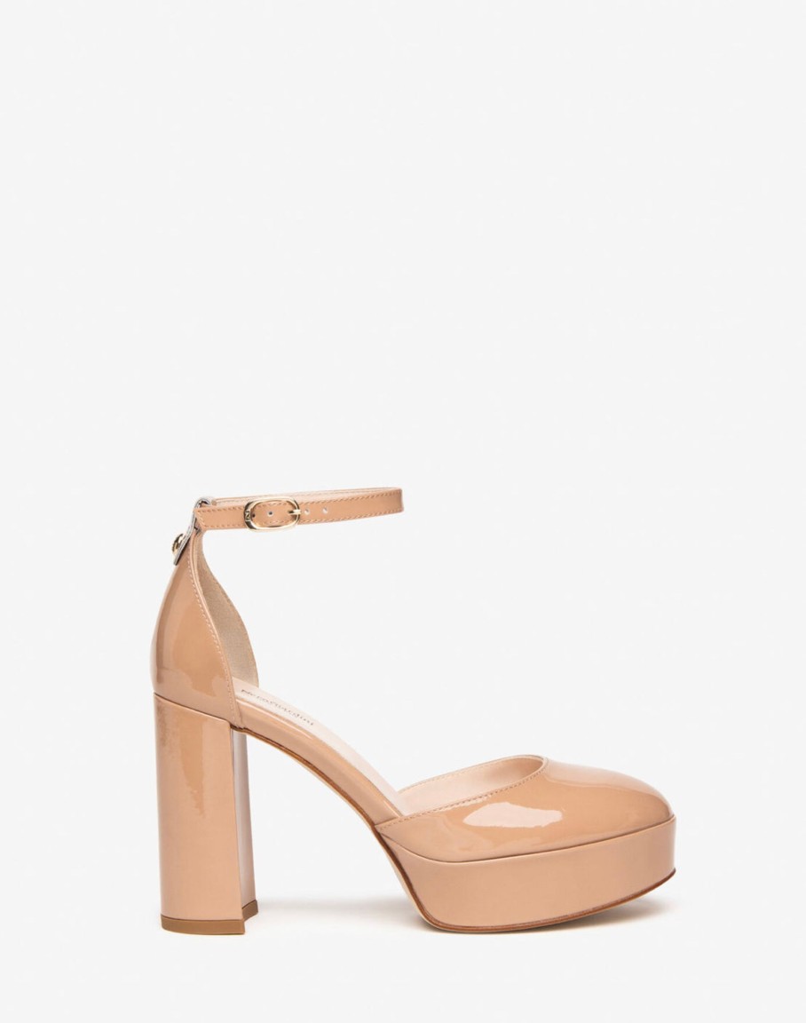 Footwear NeroGiardini | Nerogiardini - Nude Patent Platform