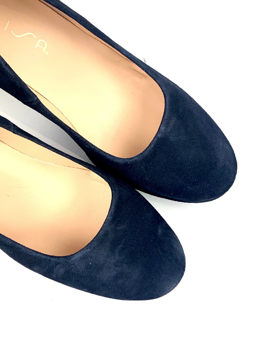 Footwear Unisa | Unisa -Mareli_Ks Navy Suede Platform