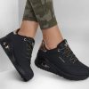 Footwear Skechers | Skechers - Black Street Slip On Trainer