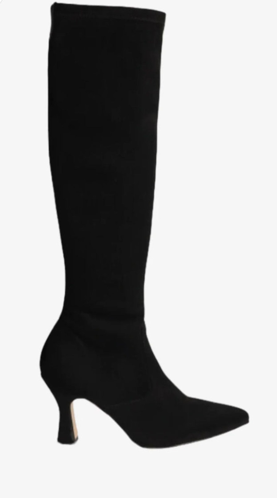 Footwear DCHICAS Ankle Boots | Dchicas 5501 Black Sock Knee High Boot