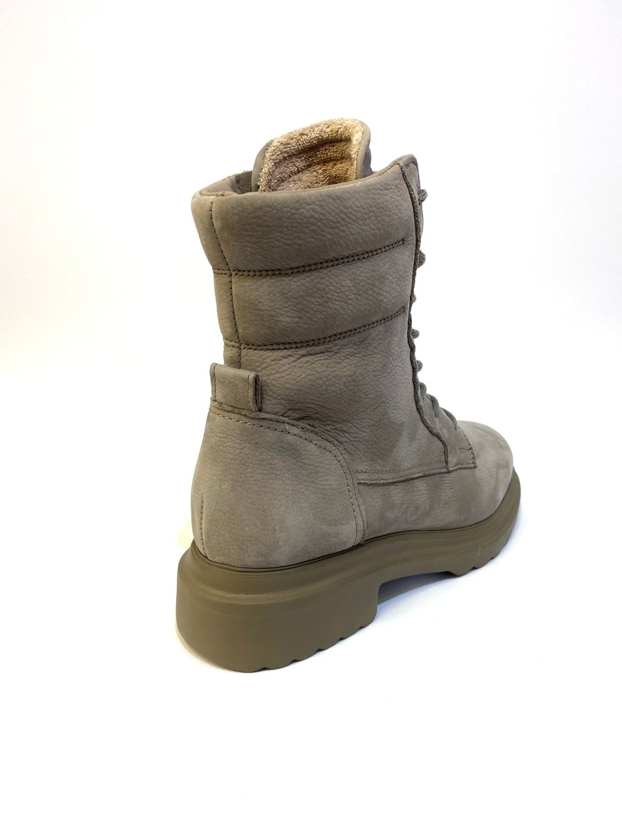 Footwear Paul Green Ankle Boots | Paul Green - 8071 Grey Nubuck Boot