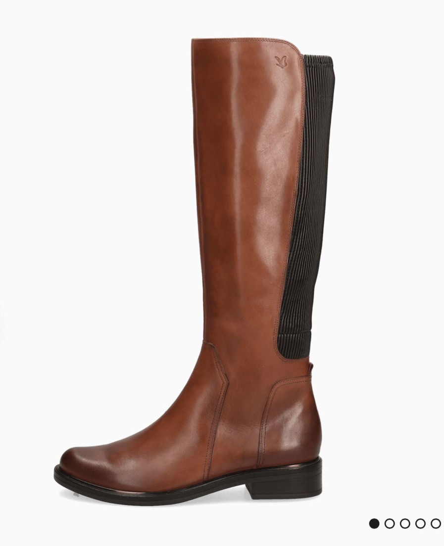 Footwear Caprice Knee High Boots | Caprice - 25513 Congac Knee High Boot