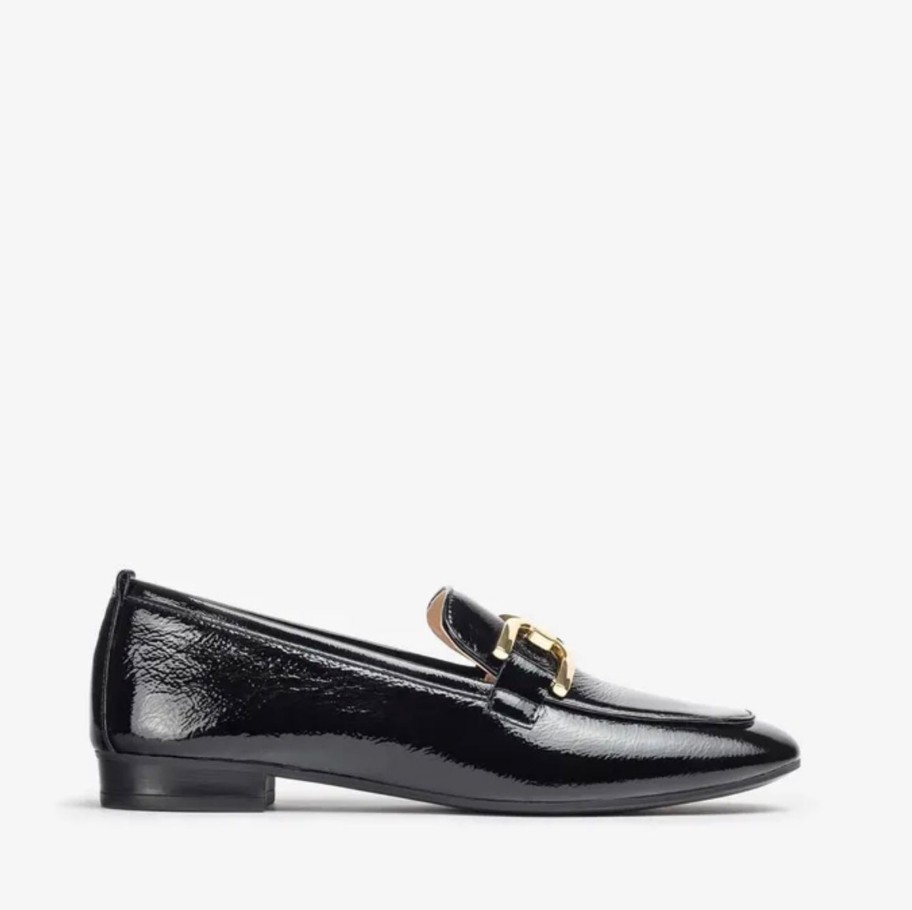 Footwear Unisa | Unisa - Baxter Black Patent Loafer