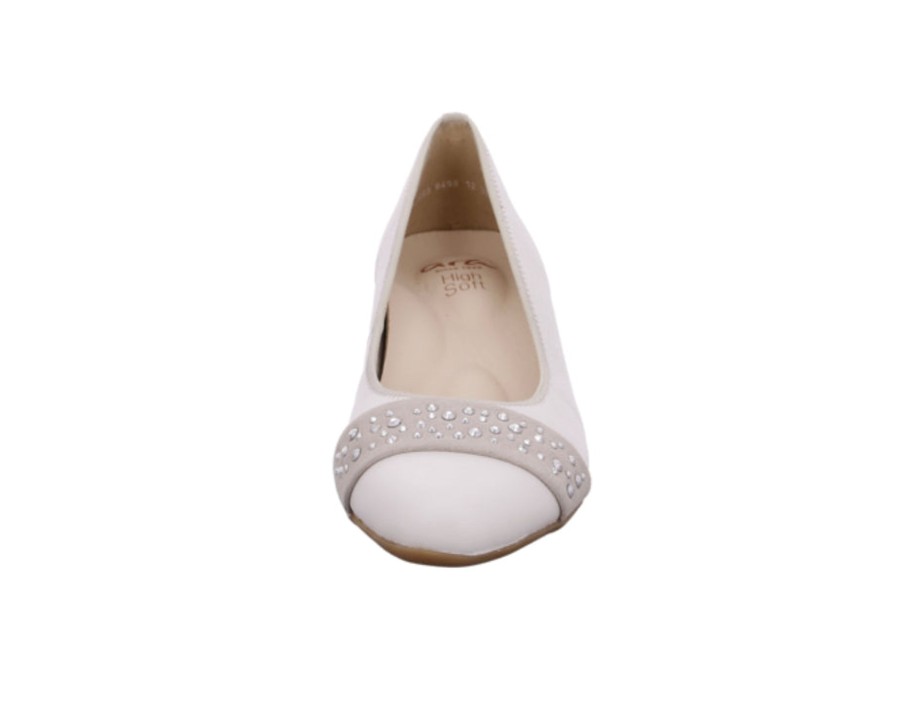 Footwear Ara | Ara - 35813 Cream Court Extra Wide