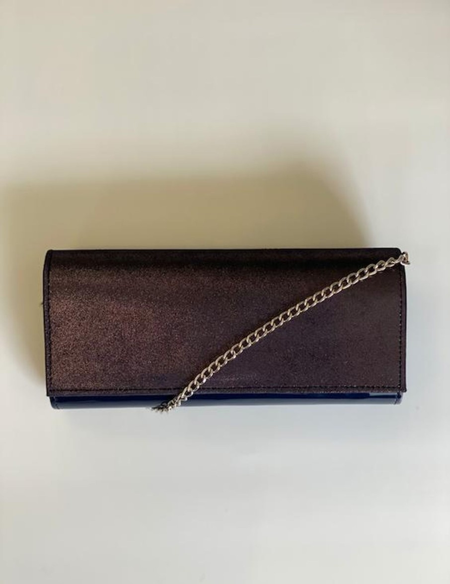 Bags Emis | Emis - Navy Shimmer Clutch Bag